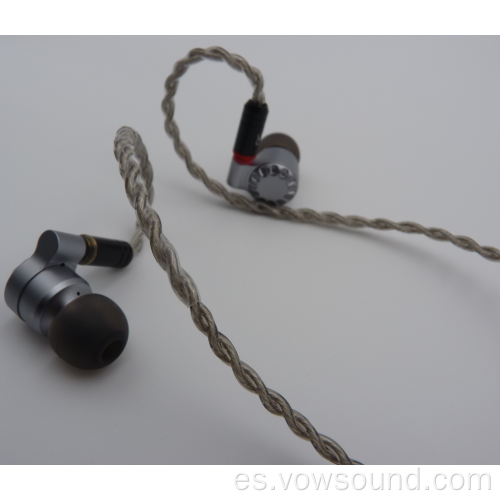 Auriculares / auriculares de botón de alta resolución con conector dorado de 3,5 mm